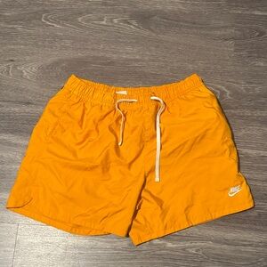 Nike Men's Bright Orange Swim Trunks